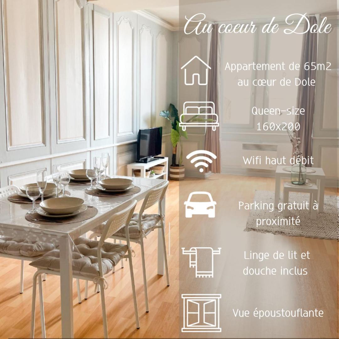 « Au Coeur De Dole » Apartman Kültér fotó